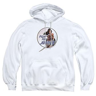 Wonder Woman Movie Fight For Justice Adult Pull Over Hoodie