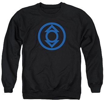 Green Lantern Blue Emblem Adult Crewneck Sweatshirt