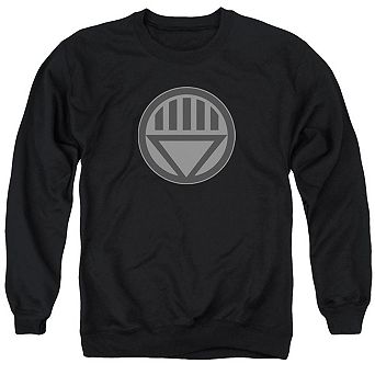 Green Lantern Black Symbol Adult Crewneck Sweatshirt