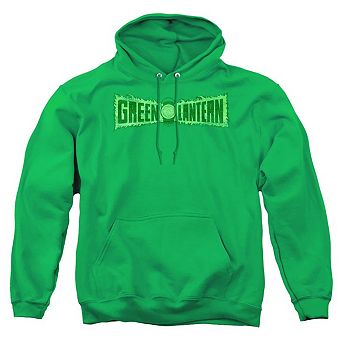 Green Lantern Flame Logo Adult Pull Over Hoodie