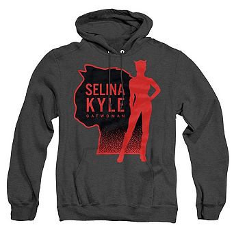 The Batman Selina Kyle Catwoman Adult Heather Hoodie