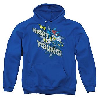DC Comics The Night Is Young Adult Pull Over Hoodie
