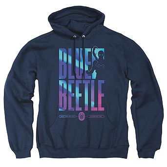 Blue Beetle Hero Host Adult Pull Over Hoodie