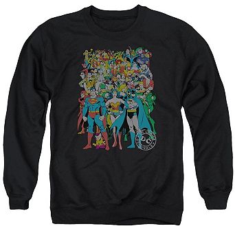 Dc Comics Original Universe Adult Crewneck Sweatshirt