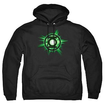 Green Lantern Green Glow Adult Pull Over Hoodie