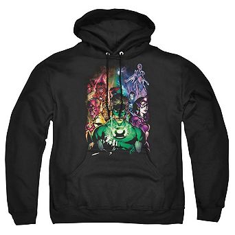 Green Lantern The New Guardians Adult Pull Over Hoodie