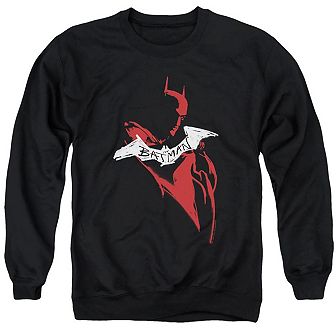 The Batman Hand Drawn Silhouette Adult Crewneck Sweatshirt