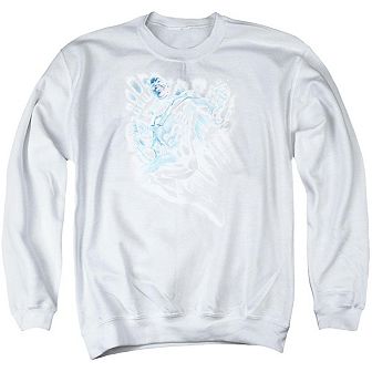 Green Lantern White Lantern Sinestro Adult Crewneck Sweatshirt