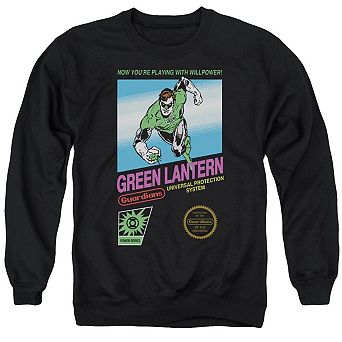 Green Lantern Box Art Adult Crewneck Sweatshirt