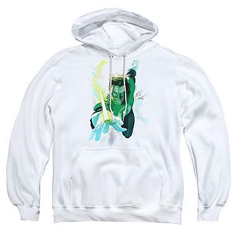 Green Lantern Clouds Adult Pull Over Hoodie