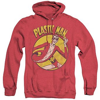 DC Comics Plastic Man Adult Heather Hoodie