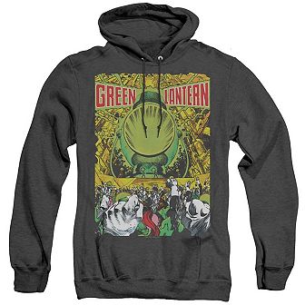 Green Lantern Gl 200 Cover Adult Heather Hoodie