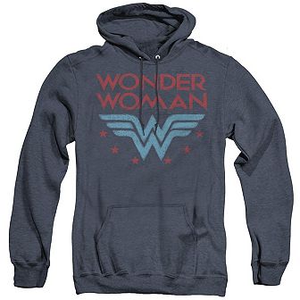 DC Comics Wonder Woman Wonder Stars Adult Heather Hoodie