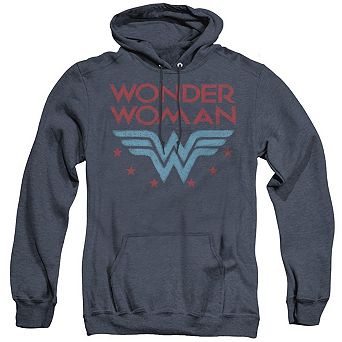 DC Comics Wonder Woman Wonder Stars Adult Heather Hoodie