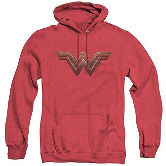 Wonder Woman Movie Wonder Woman Logo Adult Heather Hoodie