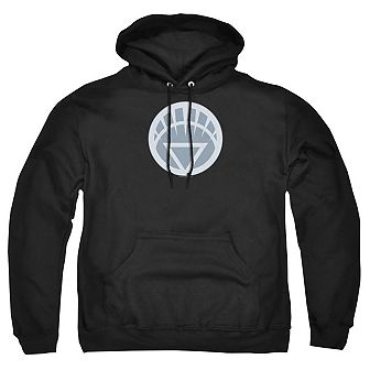 Green Lantern White Symbol Adult Pull Over Hoodie