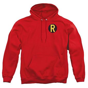 DC Comics Robin Logo Adult Pull Over Hoodie