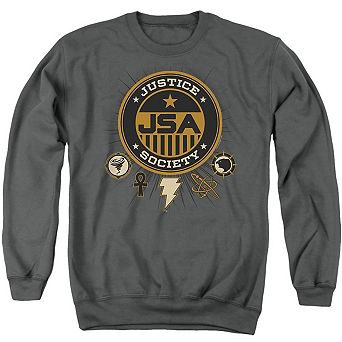Black Adam Black Adam Justice Society Adult Crewneck Sweatshirt