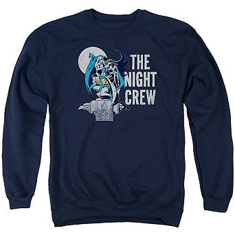 Dc Comics Night Crew Adult Crewneck Sweatshirt