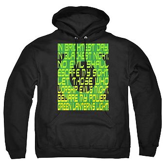 Green Lantern Green Lantern Oath Adult Pull Over Hoodie