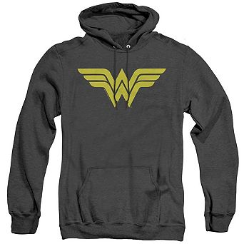 DC Comics Wonder Woman Logo Adult Heather Hoodie