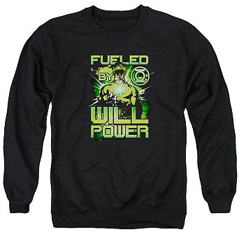 Green Lantern Fueled Adult Crewneck Sweatshirt