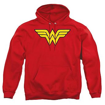 DC Comics Wonder Woman Logo Adult Pull Over Hoodie