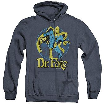 Dc Comics Dr Fate Ankh Adult Heather Hoodie