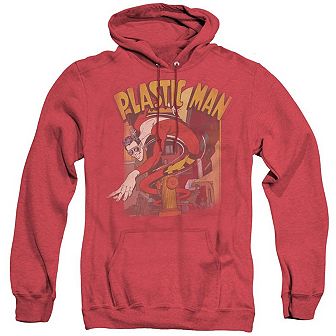 DC Comics Plastic Man Street Adult Heather Hoodie