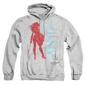 Wonder Woman Movie Freedom Fight Adult Pull Over Hoodie