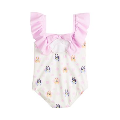 Baby and Toddler Girls Bluey One-Piece Swimsuit
