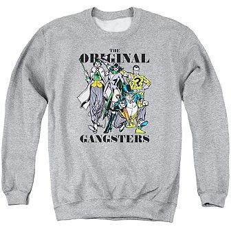 Dc Comics Original Gangsters Adult Crewneck Sweatshirt