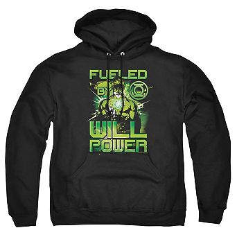 Green Lantern Fueled Adult Pull Over Hoodie