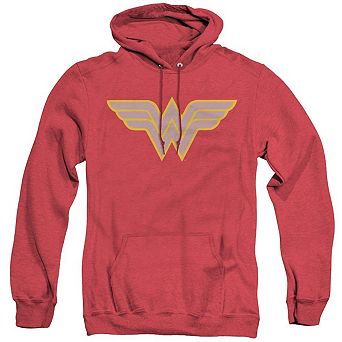 DC Comics Wonder Woman Logo Adult Heather Hoodie