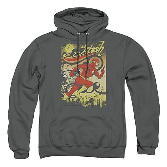 DC Comics Flash Just Passing Through Adult Pull Over Hoodie
