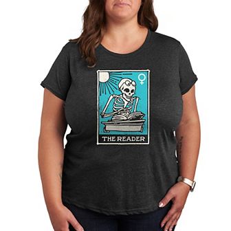 Plus The Reader Graphic Tee
