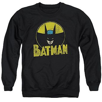 Dc Comics Circle Bat Adult Crewneck Sweatshirt