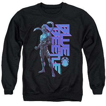 Blue Beetle Standing Adult Crewneck Sweatshirt