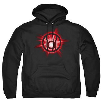 Green Lantern Red Glow Adult Pull Over Hoodie