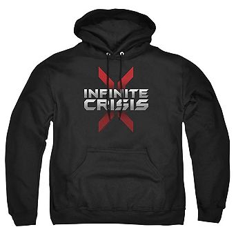 Infinite Crisis Logo Adult Pull Over Hoodie
