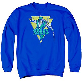 Dc Comics Distressed Arrow Adult Crewneck Sweatshirt