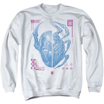 Blue Beetle Split Beetle Adult Crewneck Sweatshirt