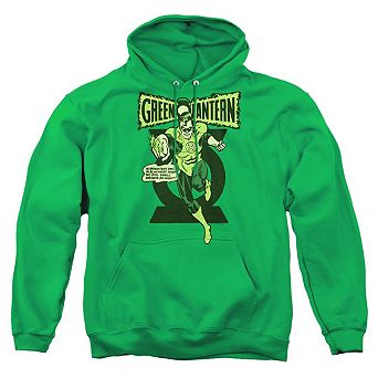 Green Lantern Retro Oath Adult Pull Over Hoodie