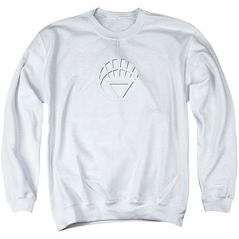 Green Lantern White Lantern Logo Adult Crewneck Sweatshirt