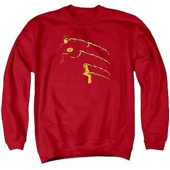 Dc Comics Flash Flash Min Adult Crewneck Sweatshirt