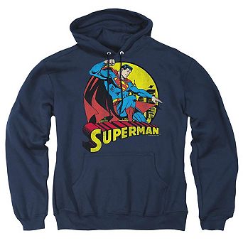 DC Comics Big Blue Adult Pull Over Hoodie