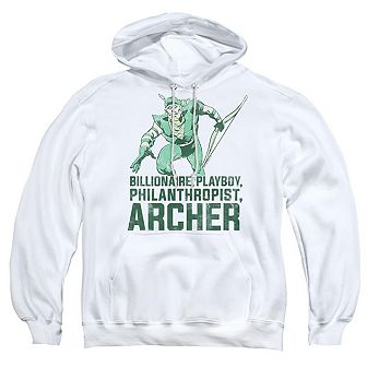 DC Comics Archer Adult Pull Over Hoodie