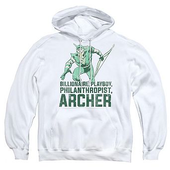 DC Comics Archer Adult Pull Over Hoodie