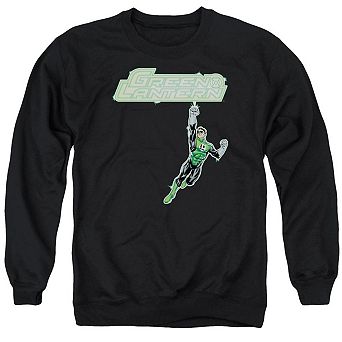 Green Lantern Energy Construct Logo Adult Crewneck Sweatshirt