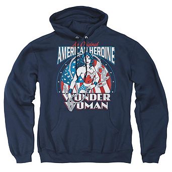 DC Comics American Heroine Adult Pull Over Hoodie